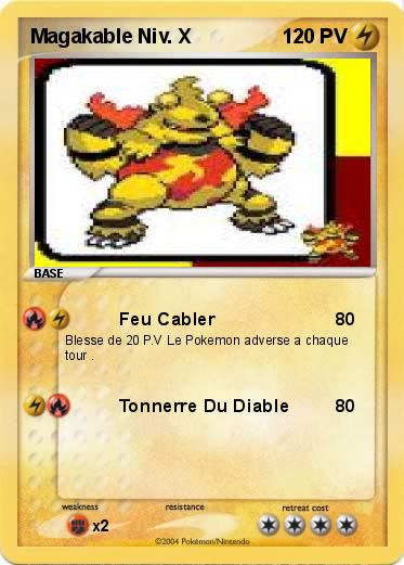 Pokemon Magakable Niv. X