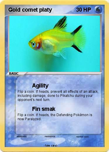 Pokemon Gold comet platy