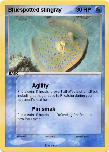 Pokemon Bluespotted stingray