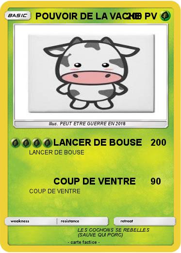 Pokemon POUVOIR DE LA VACHE