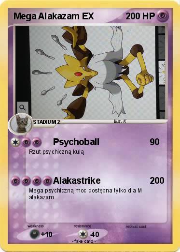Pokemon Mega Alakazam EX