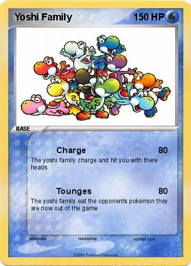Pokemon Yoshi Family