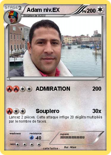 Pokemon Adam niv.EX