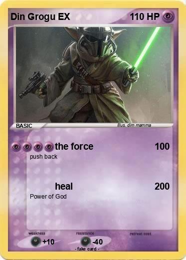 Pokemon Din Grogu EX