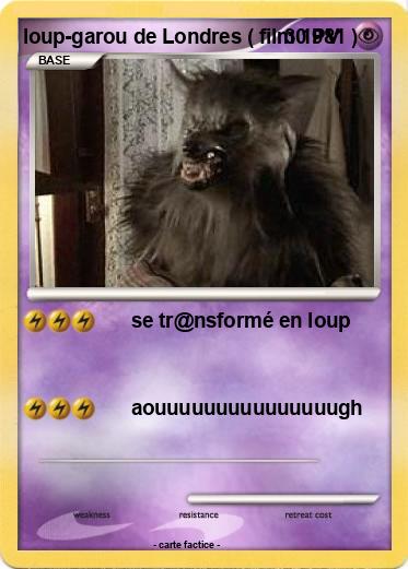 Pokemon loup-garou de Londres ( film 1981 )