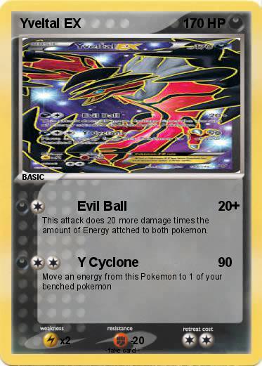 Pokemon Yveltal EX