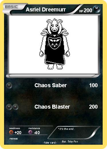 Pokemon Asriel Dreemurr