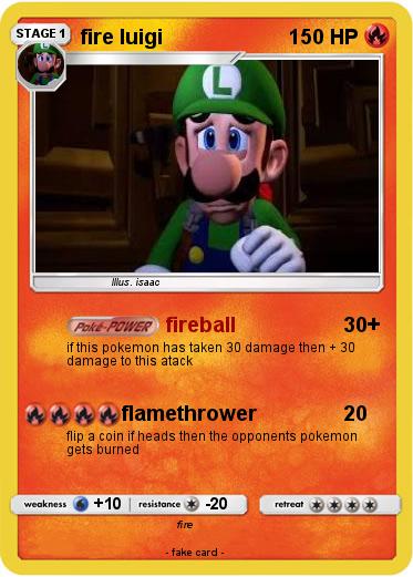 Pokemon fire luigi