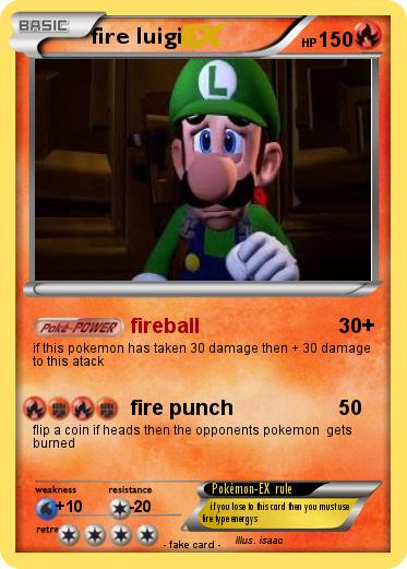 Pokemon fire luigi