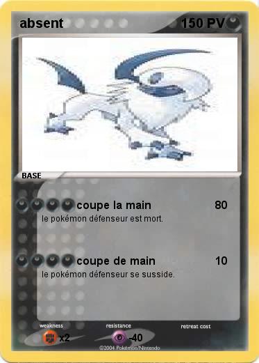 Pokemon absent