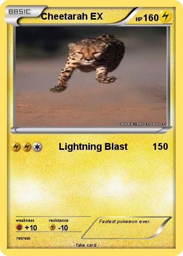 Pokemon Cheetarah EX