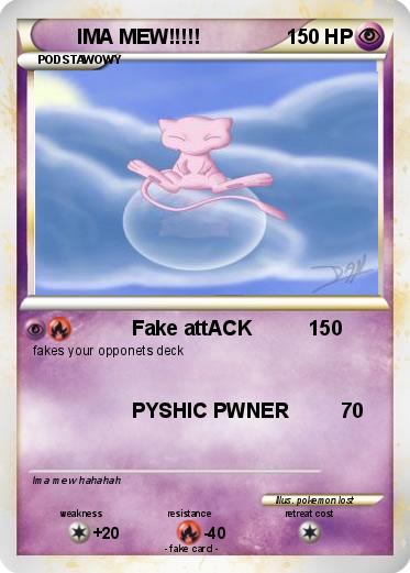 Pokemon IMA MEW!!!!!