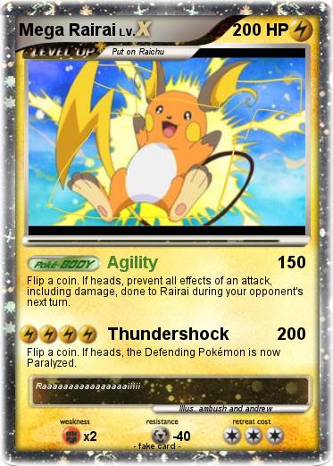 Pokemon Mega Rairai