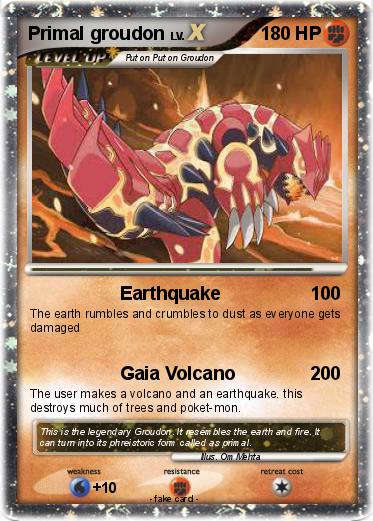 Pokemon Primal groudon