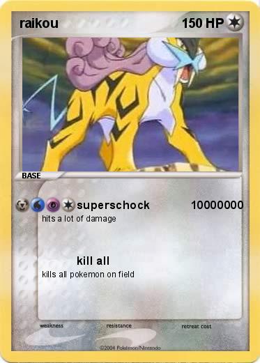 Pokemon raikou                    
