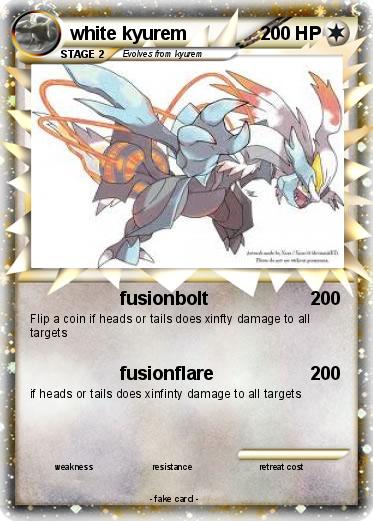 Pokemon white kyurem