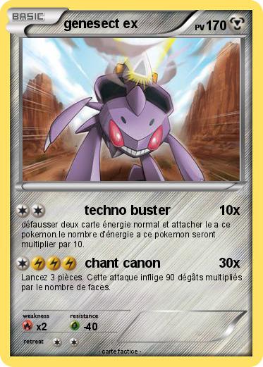 Pokemon genesect ex