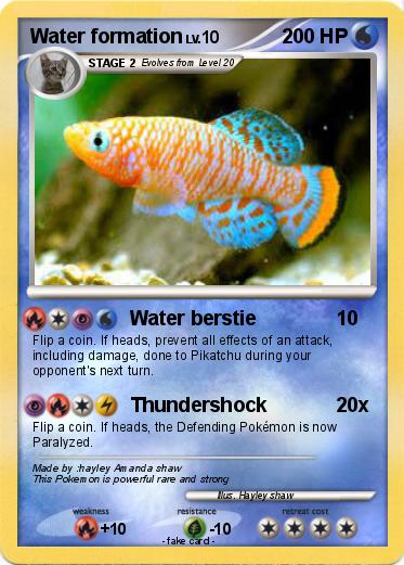 Pokemon Water formation