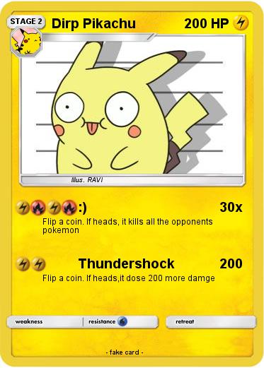 Pokemon Dirp Pikachu