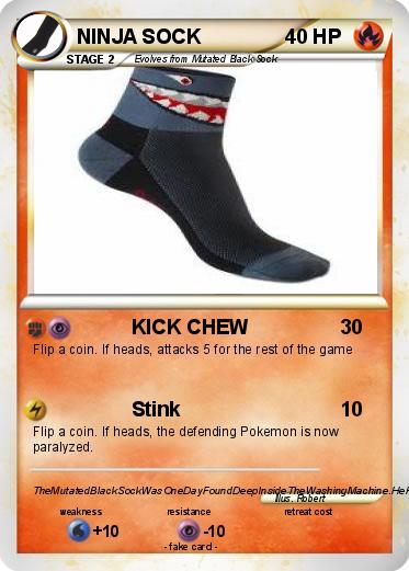 Pokemon NINJA SOCK