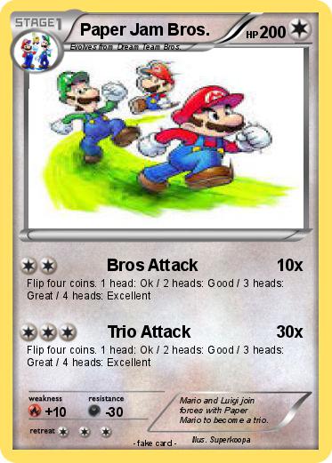 Pokemon Paper Jam Bros.