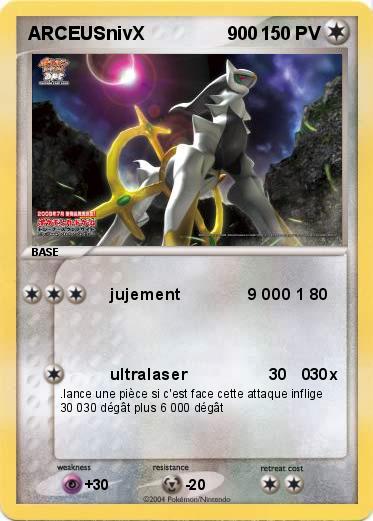 Pokemon ARCEUSnivX                900  