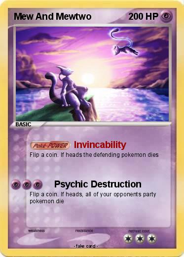 Pokemon Mew And Mewtwo