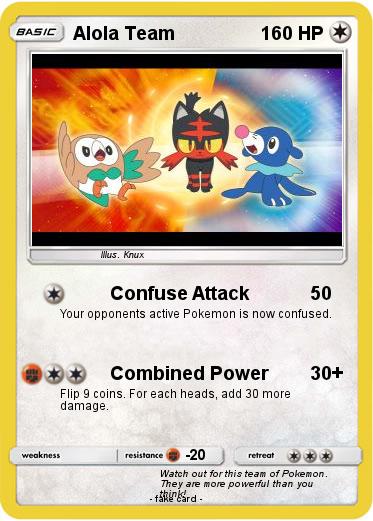 Pokemon Alola Team
