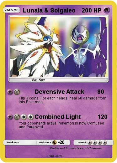 Pokemon Lunala & Solgaleo