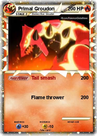 Pokemon Primal Groudon