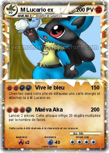 Pokemon M Lucario ex