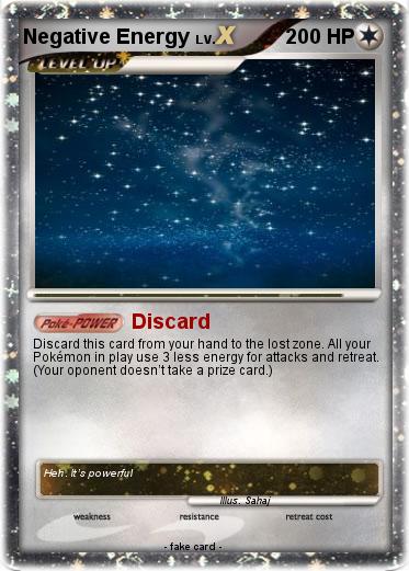 Pokemon Negative Energy