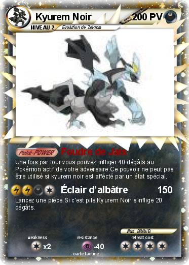 Pokemon Kyurem Noir