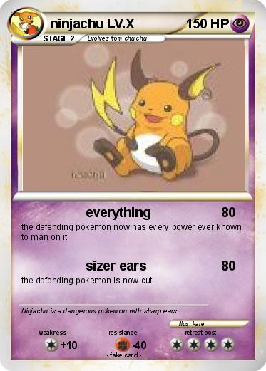 Pokemon ninjachu LV.X