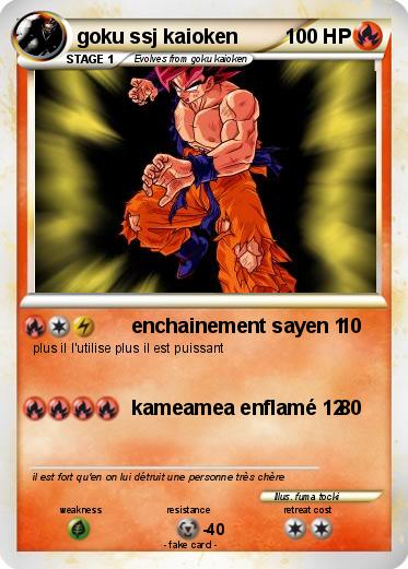 Pokemon goku ssj kaioken