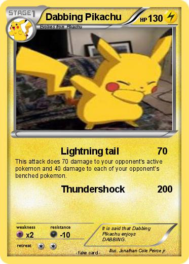 Pokemon Dabbing Pikachu