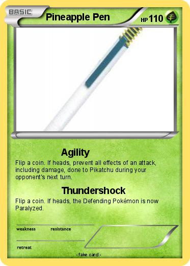 Pokemon Pineapple Pen