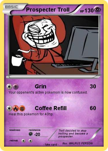 Pokemon Prospecter Troll