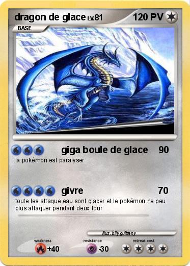 Pokemon dragon de glace