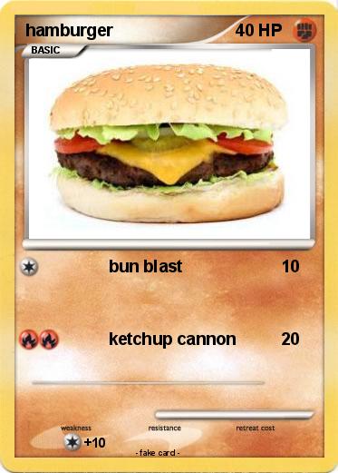 Pokemon hamburger