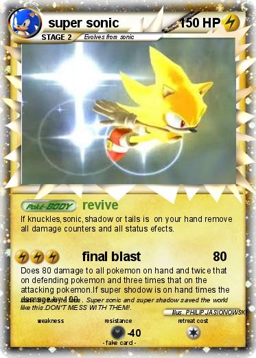 Pokemon super sonic