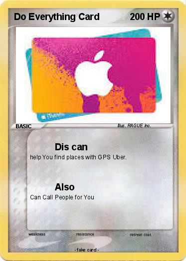 Pokemon Do Everything Card