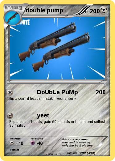 Pokemon double pump