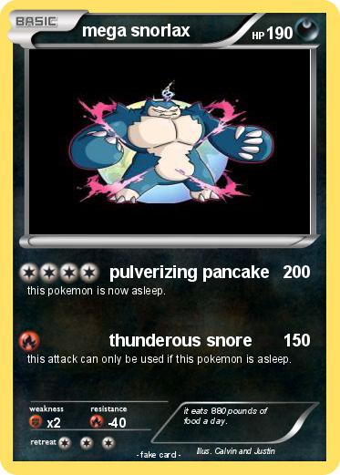 Pokemon mega snorlax