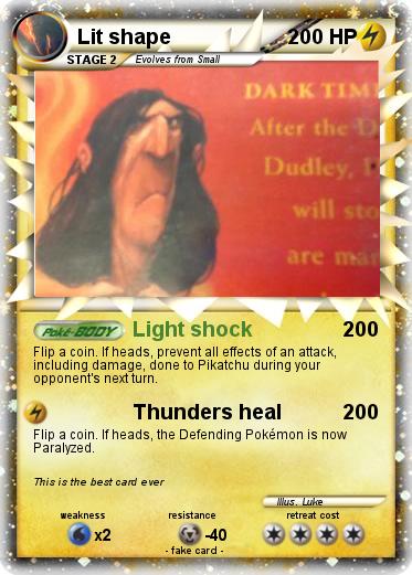 Pokemon Lit shape