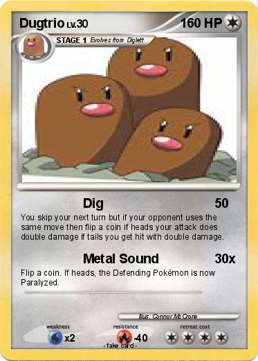 Pokemon Dugtrio
