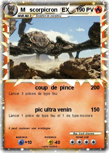 Pokemon M   scorpicron   EX