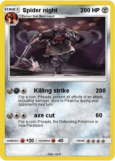 Pokemon Spider night