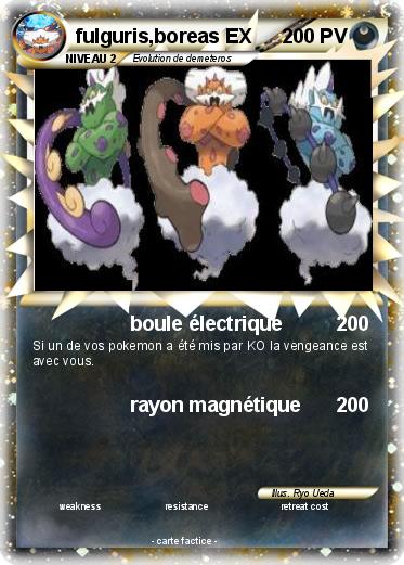 Pokemon fulguris,boreas EX