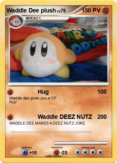 Pokemon Waddle Dee plush